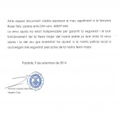 felicitacio_ ajuntament_palafolls_ festamajort2014